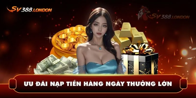Nạp tiền hàng ngày nhận ngay quà khủng Nạp tiền hàng ngày nhận ngay quà khủng